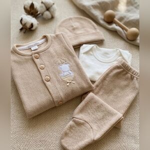 Luxurious Pima Cotton Baby Set | 0-3 Months | New with Tags